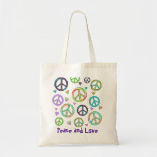 Tote Bag Paix et amour Fourre-tout