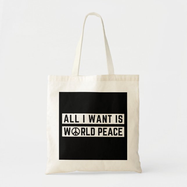 Tote Bag Paix mondiale  (Devant)