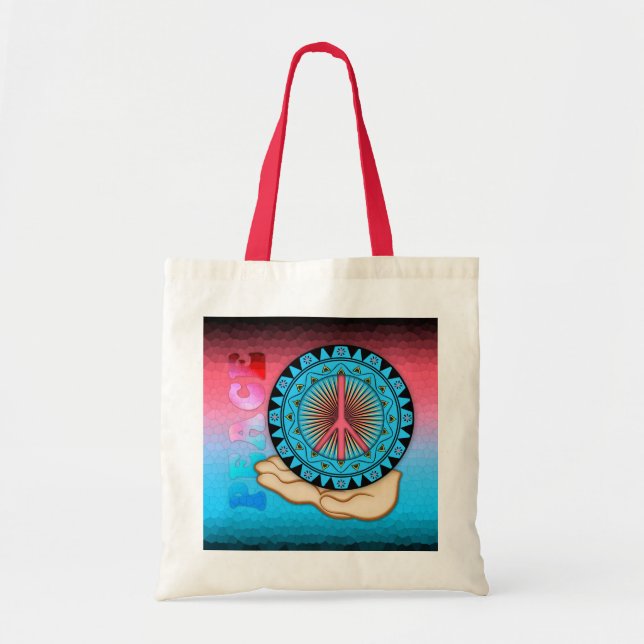Tote Bag Paix ~ Soleil (Devant)