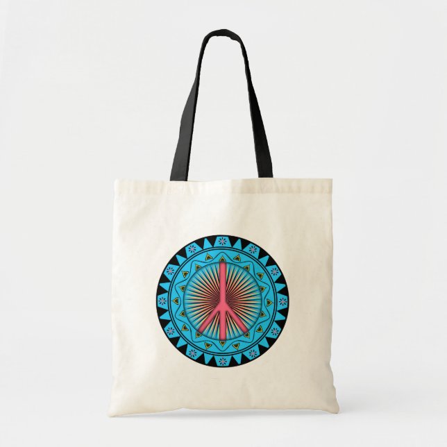 Tote Bag Paix ~ Soleil (Devant)