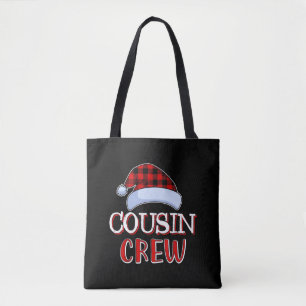 Tote Bag Pajama de Noël de la famille Père Noël de Cousin C
