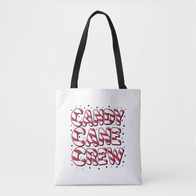 Tote Bag Pajama de Noël de Noël de l'équipage de sucre de c (Devant)