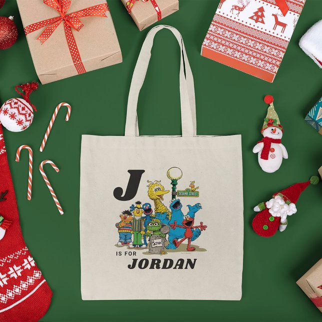 Tote Bag Pal de rue sésame Vintage personnalisé (Tote bag on table)