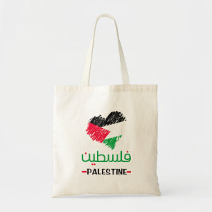 Tote Bag Palestine heart