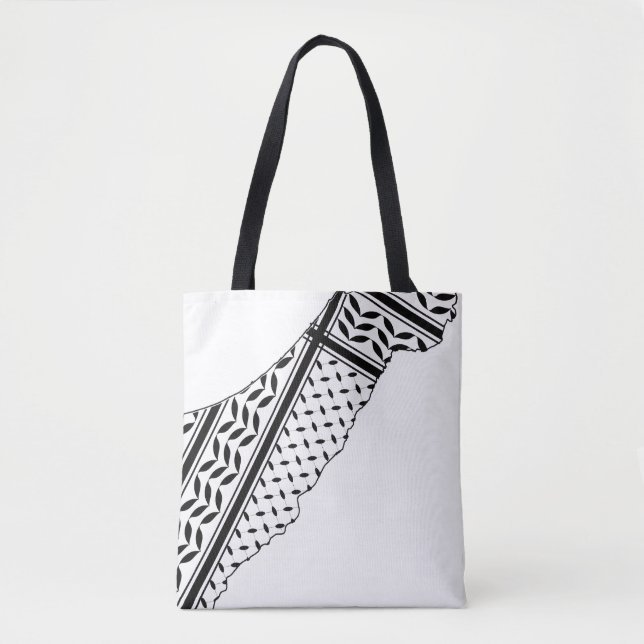 Tote Bag Palestine : Nous sommes humains, nous sommes égaux (Devant)