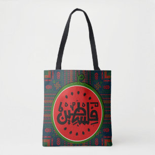 Tote Bag Palestine watermelon-Palestine Arabe mot"français"