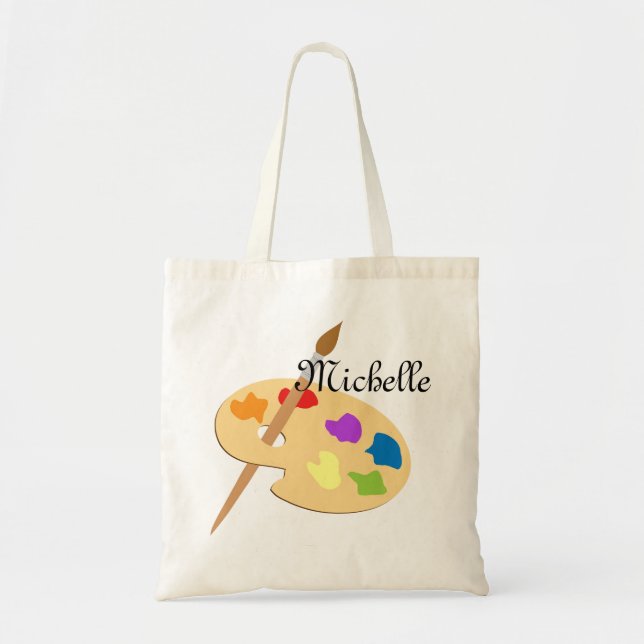 Tote Bag Palette d'artiste (Devant)