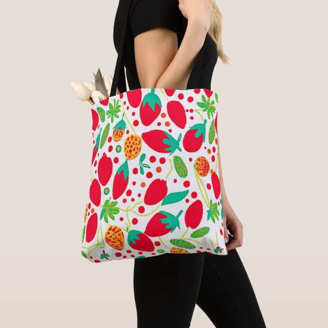 Tote Bag Palette de fruits Vivid Motif (De près)