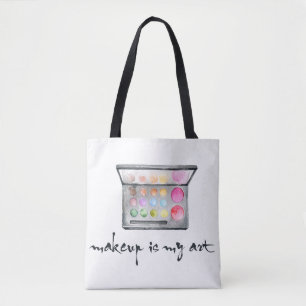 Tote Bag Palette de maquilleur - le "maquillage est