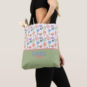 Tote Bag Palette Douce des Vibrations Printanières Petites 