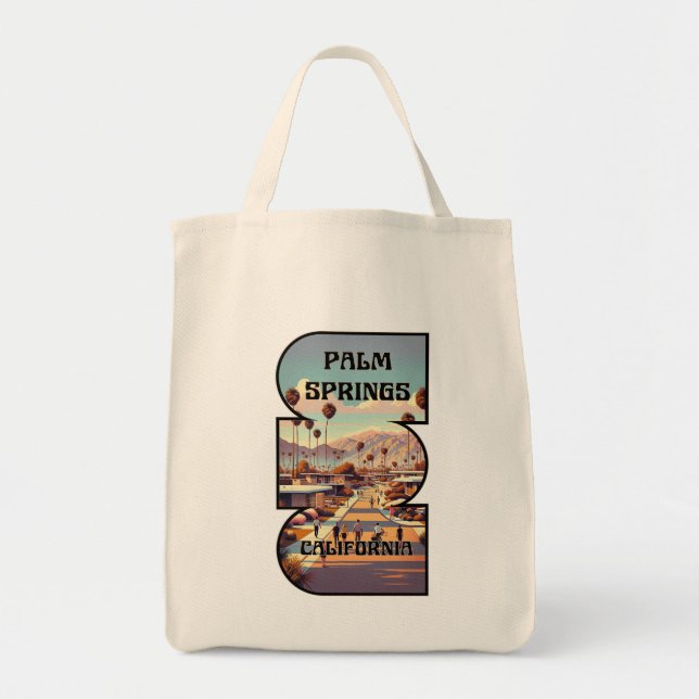 Tote Bag Palm Springs, Californie (Devant)