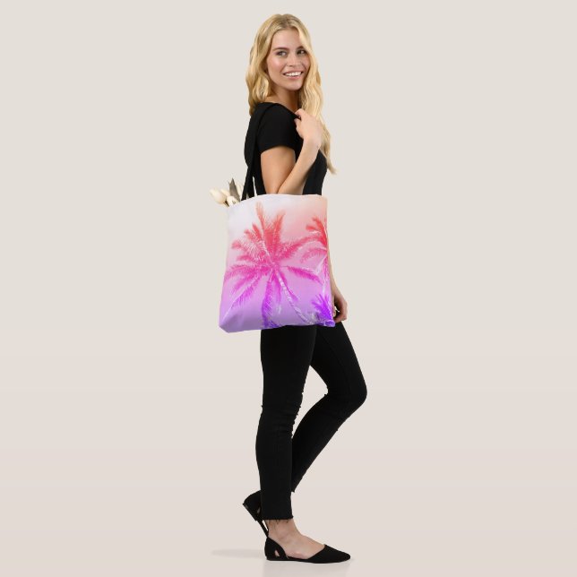 Tote Bag Palm Tree Beach Fourre-tout (Sur le modèle)