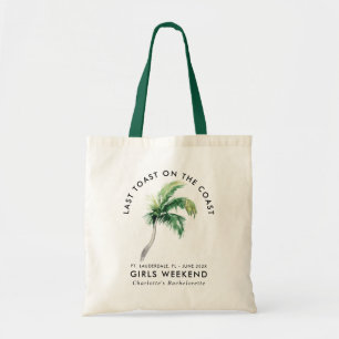 Tote Bag Palm Tree Beach Girls Week-end Bachelorette person
