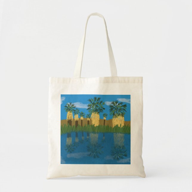 Tote Bag PALM Tree Oasis Coachella désert de Californie (Devant)