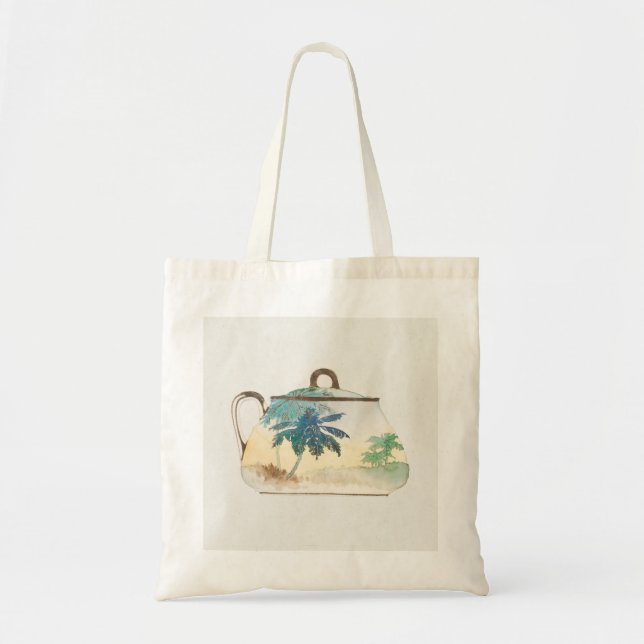Tote Bag Palm Tree Sugar Bowl par Noritake Factory (Devant)