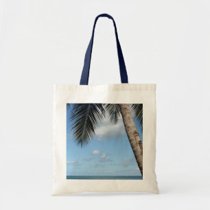 Tote Bag Palmier et mer des Caraïbes