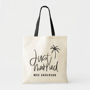 Tote Bag Palmier marié mariage cadeau plage
