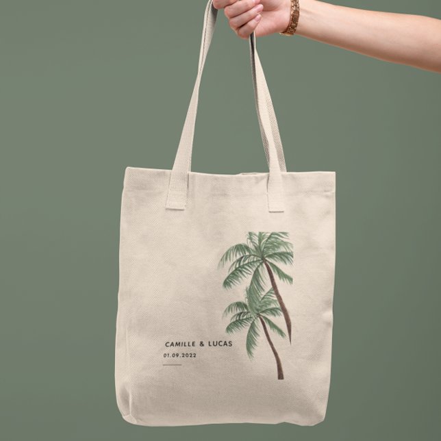 Tote Bag Palmiers minimalistes (Créateur téléchargé)