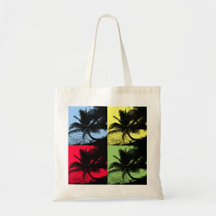 Tote Bag Palmiers tropicaux et mer