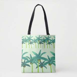Tote Bag Palmiers tropicaux : Ruban imperméable.