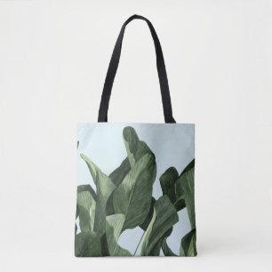 Tote Bag Palms Celadon