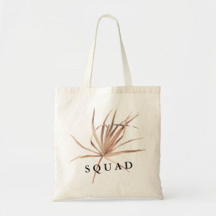 Tote Bag Pampas de la brigade séchée Herbe Tropical Naturel