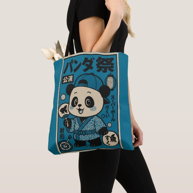 Tote Bag Panda après la nuit (De près)