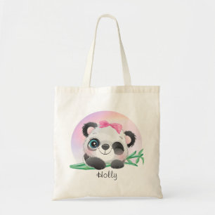 Tote Bag Panda Bamboo, un animal mignon