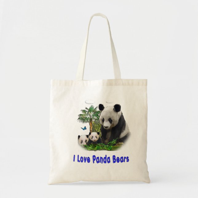 Tote Bag panda beras (Devant)