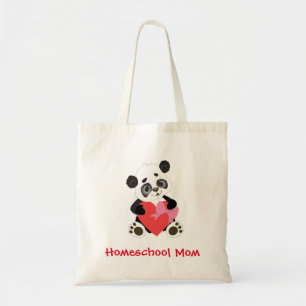 Tote Bag Panda Cutie Mère de l'école maternelle