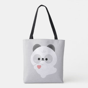 Tote Bag Panda d'amour mignon