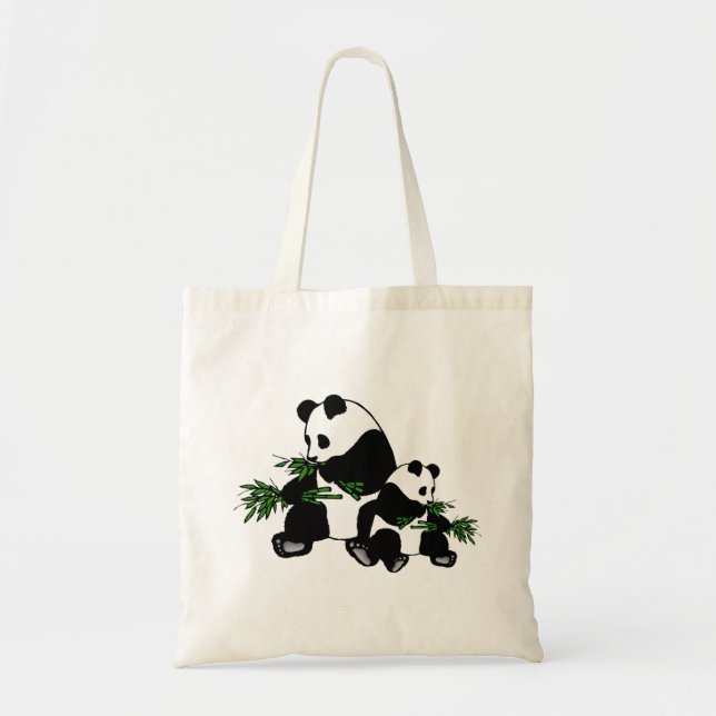 Tote Bag Panda en pleine croissance (Devant)