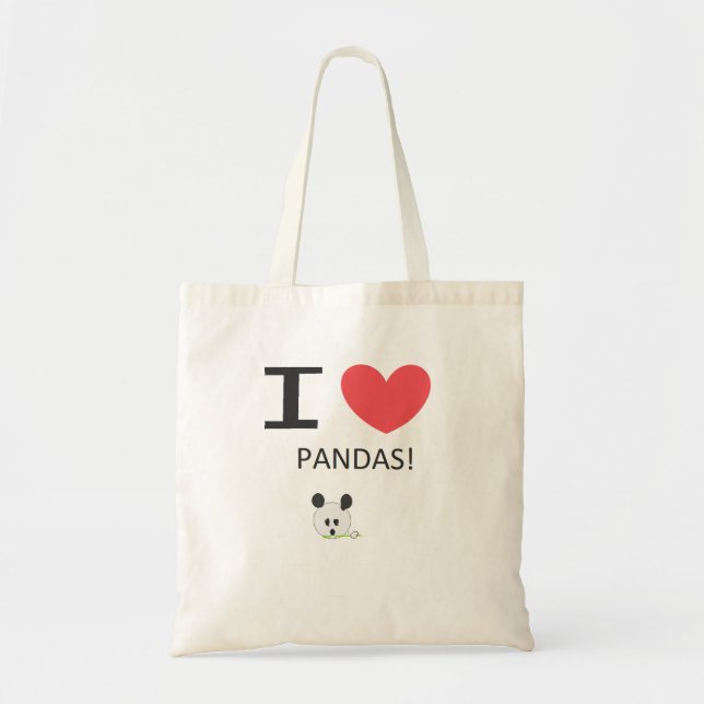 Tote Bag Panda Fourre-tout (Devant)