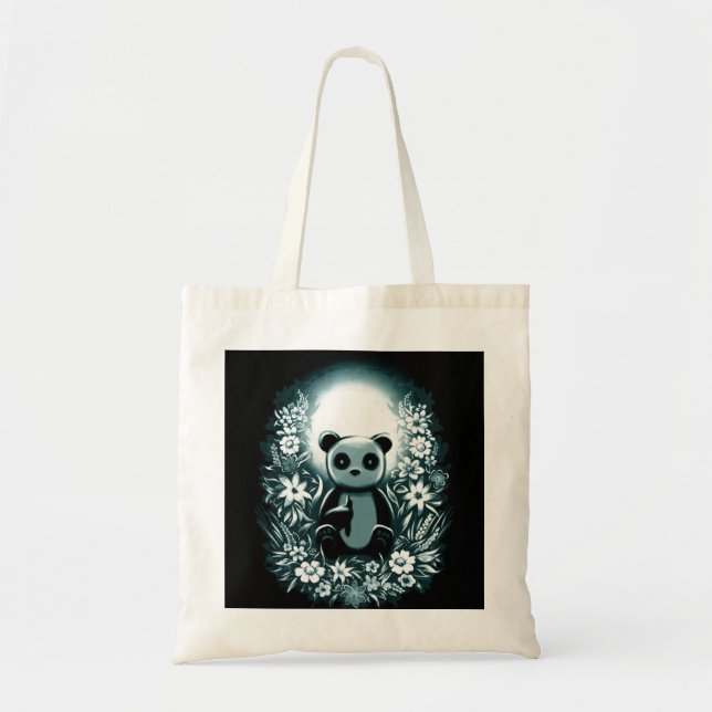 Tote Bag Panda Moon (Devant)