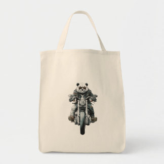 Tote Bag Panda motard