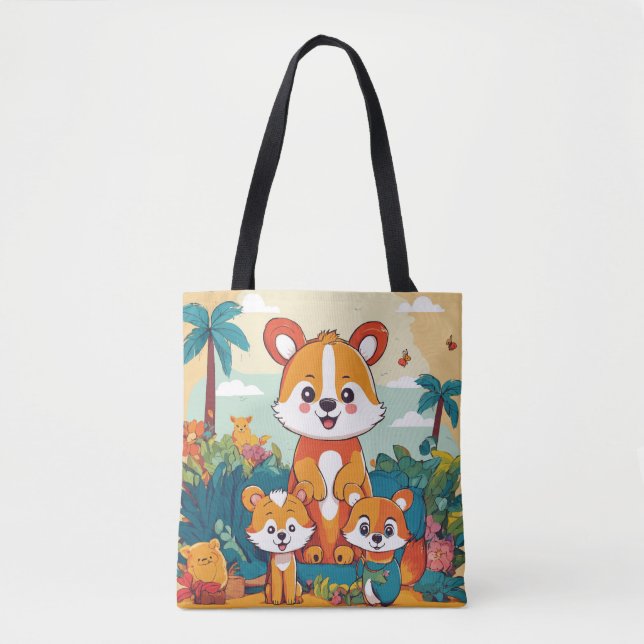 Tote Bag Panda Paradise (Devant)