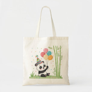 Tote Bag Panda Party Time