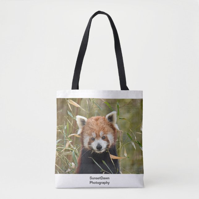 Tote Bag Panda rouge (Devant)