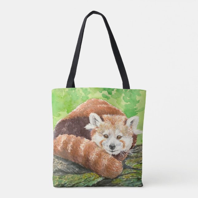 Tote Bag Panda rouge (Dos)
