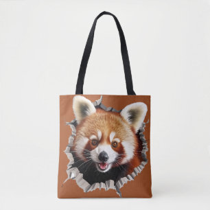 Tote Bag Panda roux