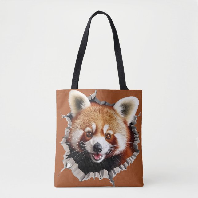 Tote Bag Panda roux (Devant)
