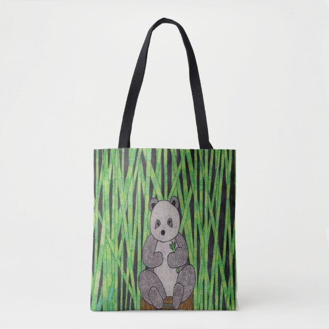 Tote Bag Panda (simple) - Fourre-tout (Devant)