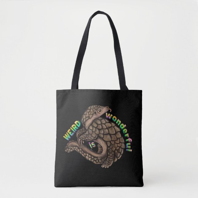 Tote Bag Pangolin Weird est merveilleux (Devant)