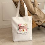 Tote Bag Panier à crochet en fils de Fer fait main<br><div class="desc">Sacs fourre-tout modernes et mignons personnalisés comme des freebies ou de donner pour fil fait main crochet petite entreprise.</div>