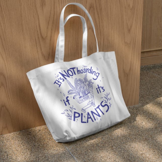 Tote Bag Panier avec Plantes (Créateur téléchargé)