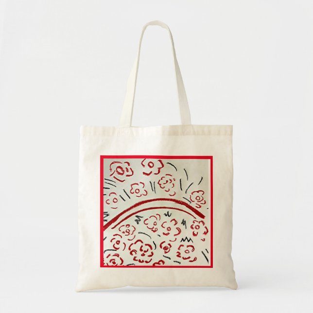 Tote Bag Panier avec poignée (Devant)