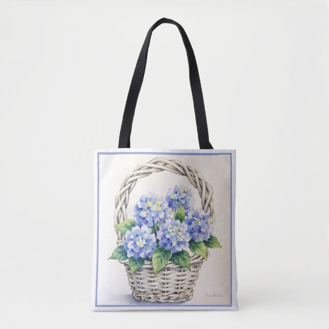 Tote Bag Panier de Fleurs (Devant)