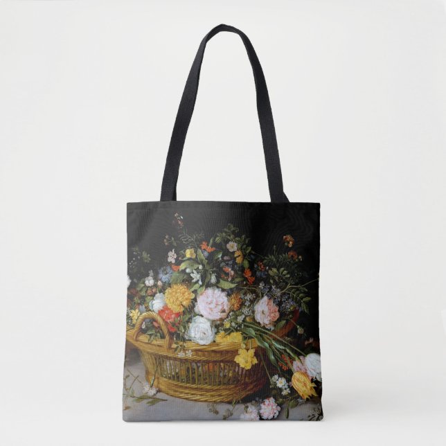 Tote Bag Panier de fleurs, Jan Brueghel le plus jeune (Devant)