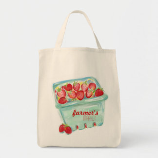 Tote Bag Panier de fraises Fourre-tout