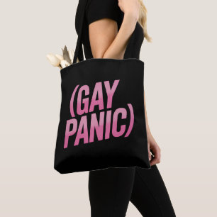 Tote Bag Panique gay protestation LGBTQ Fierté